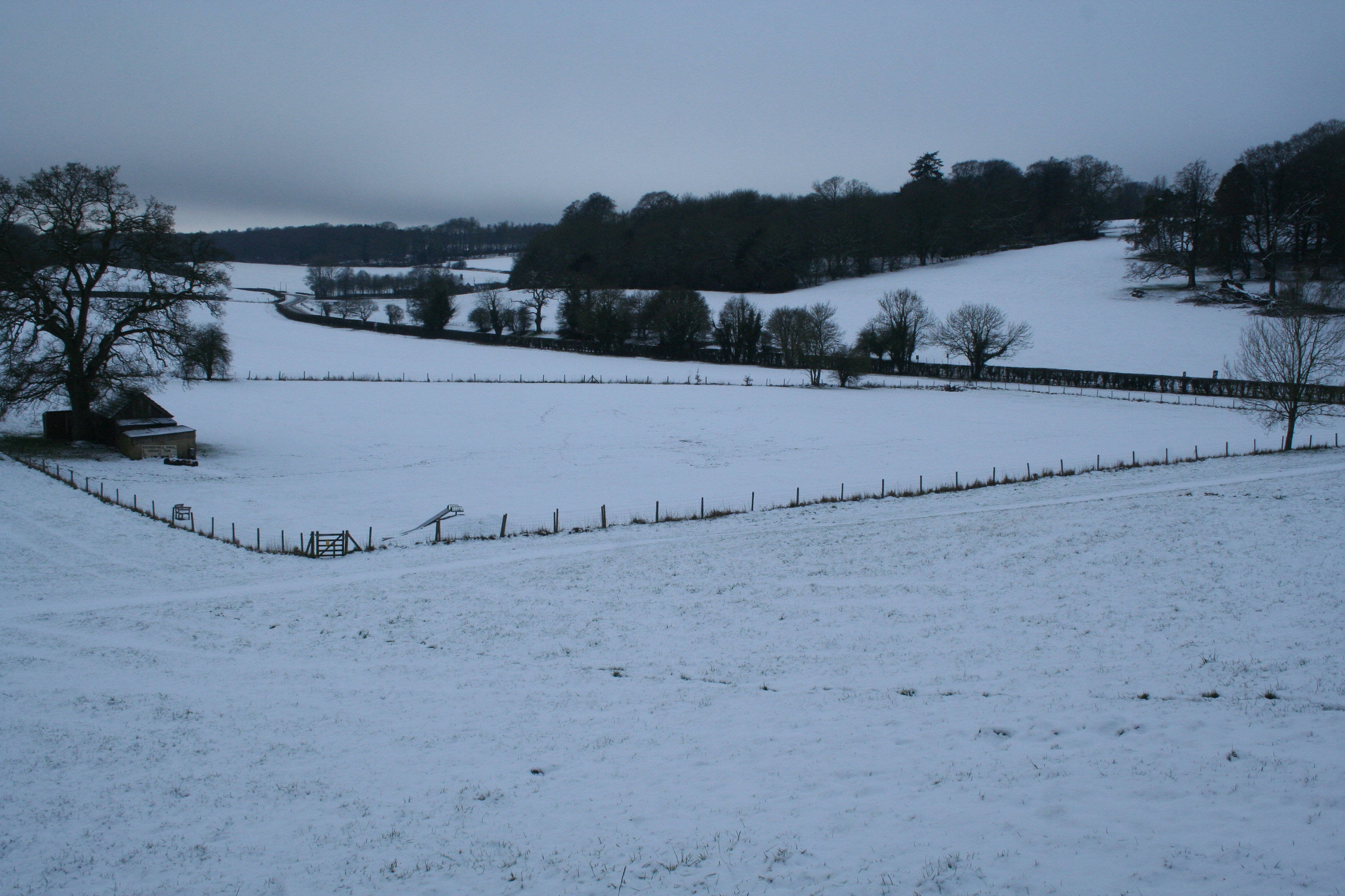 Recreation Field in Winter